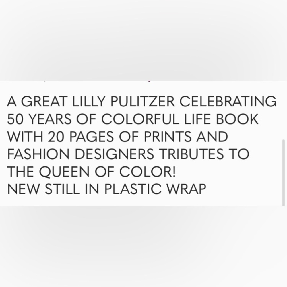 Lilly Pulitzer Booklet Celebrating 50 Years of Colorful Life New in wrapping - Picture 9 of 11